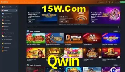 Interface moderna da plataforma Qwin